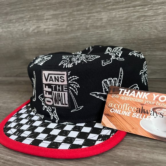 Vans Stranger Things Sketch Pill Box Bill Hat OS NWT - Picture 3 of 8